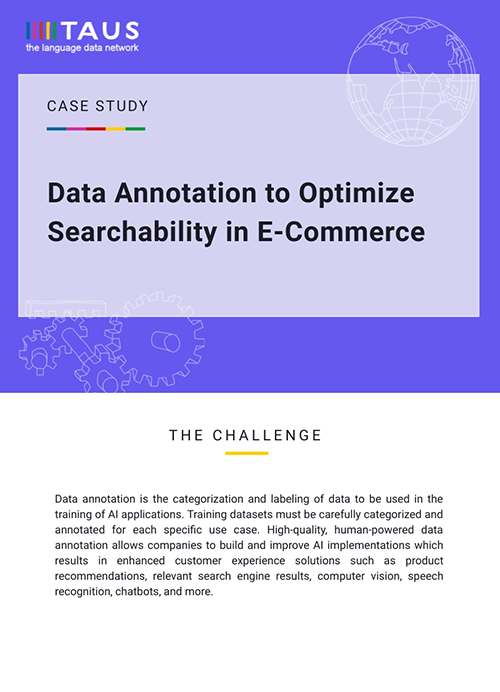 data annotation to optimize searchability